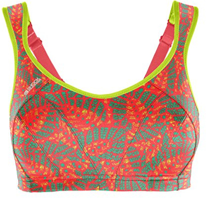 Shock Absorber Women's Multi Sports Bra - Print Flower red, Size Size 30D
