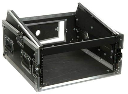 Power Dynamics Mixer Rack Case 10x4 19 Unidad Rack Móvil DJ Disco Equipo Estuche de viaje protector
