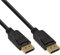 InLine® 17133P - Cable DisplayPort (contactos dorados, 0,3 m), color negro
