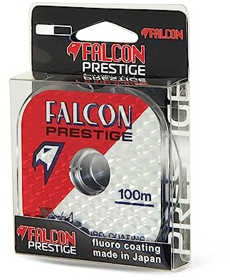 Falcon, Nylon Persicus Prestige Bl.22 Filo Da Pesca, Grigio chiaro, 0,22 mm X 100 mt