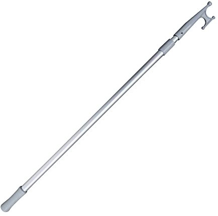 Sprenger Teleskop Bootshaken aus eloxiertem Aluminium I kompakt, arretierbar und ausziehbar, 120 – 205 cm, Ø 30 mm I schwimmfähig und seewasserbeständig