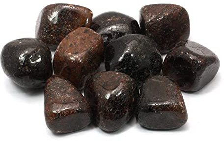 Red Garnet Tumble Stone (20-25mm) Single Stone