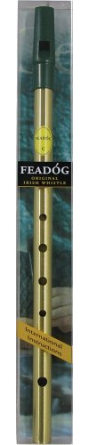 Feadog Whistles Brass C Whistle Pack