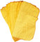 Jantex Dusters (Pack of 10), Yellow, Reusable Dusting Cloths, Cotton, Machine Washable, Clean & Polish Surfaces, Hods Dust for Pristine Finish, Colour-Coded Cleaning, E943