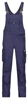 DASSY® Ventura BW Arbeitslatzhose mit Kniepolstertaschen - Größe 64 - DUNKELBLAU