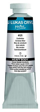 LUKAS CRYL pastos 37 ml - Acrylfarbe in Profi-Qualität - Farbton Coelinblau