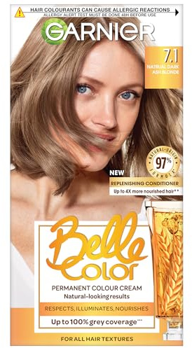 Garnier Belle Color 7.1 Natural Dark Ash Blonde Permanent Hair Dye