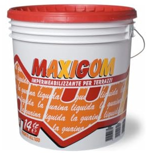 Guaina Liquida Impermeabilizzante Calpestabile Maxigom Laiv Trasparente 13 Lt