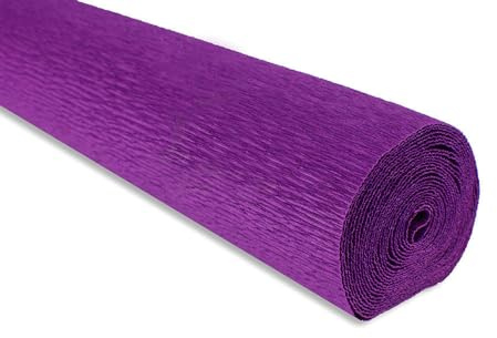 FloristryWarehouse Crepe Paper roll 180g (50X250cm) Purple (Shade 593)