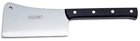 Dick kleines breites Hackbeil 20 cm - mit langem Griff - zum zerteilen und zerteilen von Fleisch oder Fisch