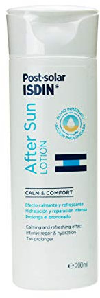 ISDIN After Sun Lotion, Efecto calmante y refrescante, hidratación y reparación intensa - 200 ml