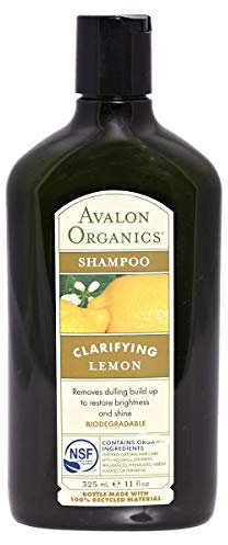 Avalon Organics Clarifying Lemon Shampoo 325ml x 3 Pack
