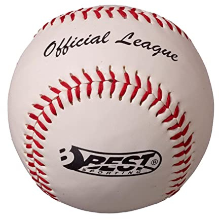 BEST SPORTING Baseball I Softball I 7 cm Training Baseball I Ball I Sport Baseball I Softbälle I Basebälle I Jugend Baseball Bälle Softball I Weiß (1 Stück)