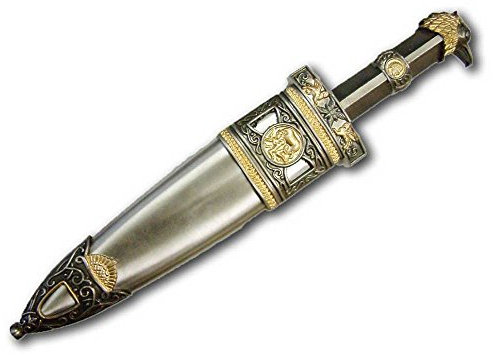 Römerdolch mit Scheide