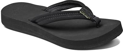 Reef Cushion Breeze, Damen Zehentrenner, Schwarz (Black/Black Bk2), 42.5 EU (9 UK)