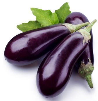 French Heirloom Heritage Aubergine Eggplant Seeds. Violette DE Toulouse Certified Organic Grower