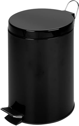 Honey-Can-Do International, LLC TRS-05170 Step Trash Can, 12-Liter 3-Gal, Black