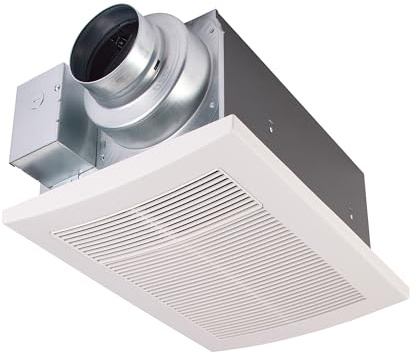 Panasonic WhisperWarm Ceiling Mount Bathroom Exhaust Fan with Heater, 50-80-110 CFM, FV-0511VH1