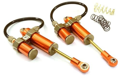 90mm Piggyback Shock(2) w/Internal Spring for Axial SCX-10, SCX10 II, SCX10 III
