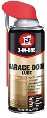 3-IN-ONE Garage Door Lubricant with SMART STRAW SPRAYS 2 WAYS, 11 OZ