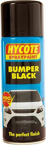 Hycote Pare-Chocs Peinture en Aérosol pour Voiture, Noir, 400 ML