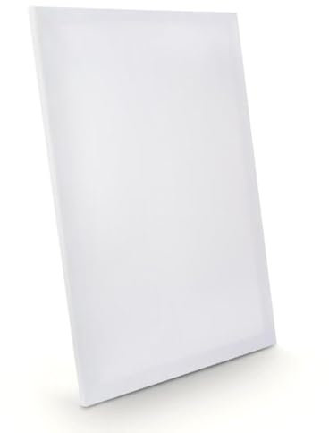 Blank Canvas Stretched on Frame White 40 x 60 cm