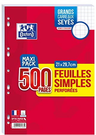 Oxford 400019083 Ringbuch Memphis, 4 Ring-Reiámechanik Blau