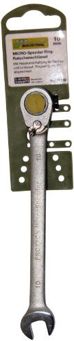 Proxxon 23132 MicroSpeeder 10mm Ratschen-Ringmaulschlüssel 15° Abwinklung Hebelumschaltung CrV-Stahl