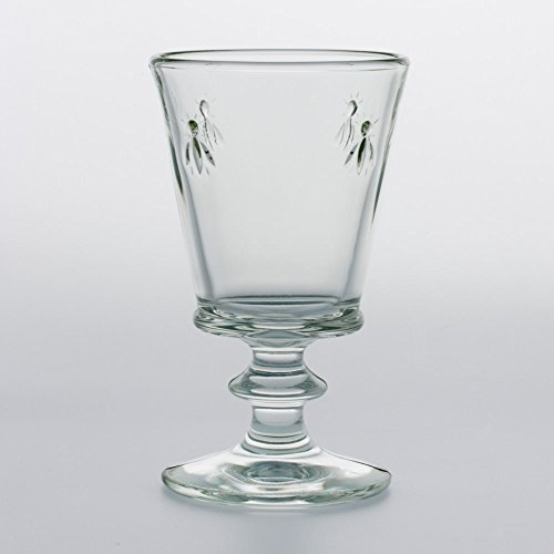 La Rochere Bee Wine Glass Set of 6 Goblet 8 Ounce