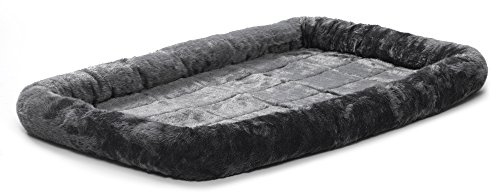 MidWest Quiet Time Pet Bed, Gray, 42 x 26