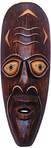 Unbekannt Maske Amaru 50 cm, Holz-Maske aus Bali, Wandmaske, Wand-Dekoration, Asia-Deko