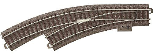 Trix HO Scale C Track Left Curved Turnout