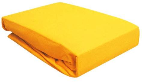 Spannbettlaken für Wasserbett/Boxspringbett/Übergrößen 180x200-200x220 cm Gelb (gelb/Yellow/Jaune)