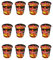 Samyang Hot Chicken Roasted Cup Noodles BULDAK BOKKEUM MYUN (x 12 Cups)