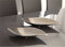 1 x Schale Bridgetown S-Form Keramik silber/grau Breite 40 cm, Tischdeko, Aufbewahrung, Deko Haus, Snacks