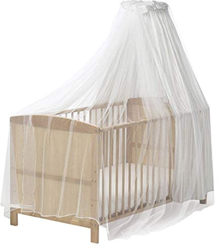 Playshoes 601003 Insektenschutz, Mückennetz für Kinderbetten, Himmelbett, weiß