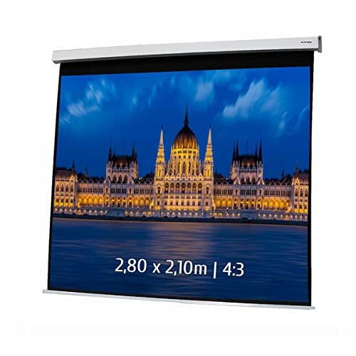 Ecran de Projection motorisé 2,80 x 2,10m - Format 4:3