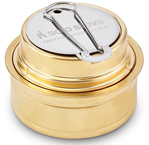 Solo Stove Solo Alcohol Burner - Efficient Spirit Burner Cooktop with Flame Regulator | Camp Stove with Fuel Storage Rubber Gasket