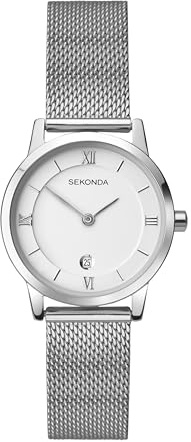 Sekonda Women's Quartz Watch with Silver Dial Analogue Display and Silver Stainless Steel Bracelet 2101.27