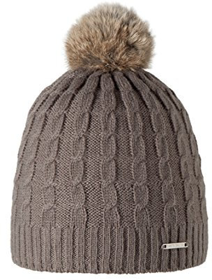 Barts Damen Mütze Emily Beanie Dark Taupe Einheitsgröße
