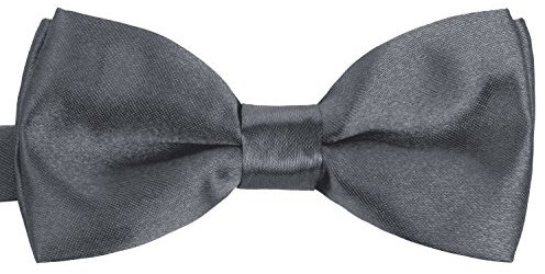 BomGuard Kinder Fliege Kleinkind einfarbig,dunkelgrau