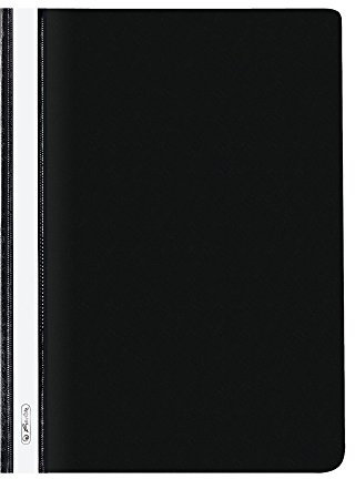Herlitz Schnellhefter A4, Kunststoff, schwarz, 10 Stück