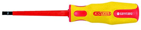 KS Tools 117.0506 Destornillador ERGOTORQUE VDE, ranurado, 3,5 mm