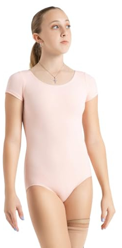 Capezio Damen Team-Basic, Kurzärmelig Trikot, Rosa (Ballet Pink), M