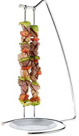 LOUIS TELLIER - Espátula de Acero Inoxidable 2 Lugares - Para Presentación y Flambeado - Calidad Superior - Marca Francesa