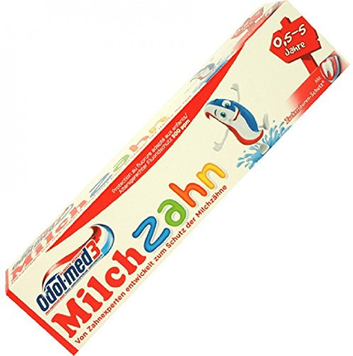 Odol-med 3 Milchzahn Zahncreme, 6er Pack (6 x 50 ml)