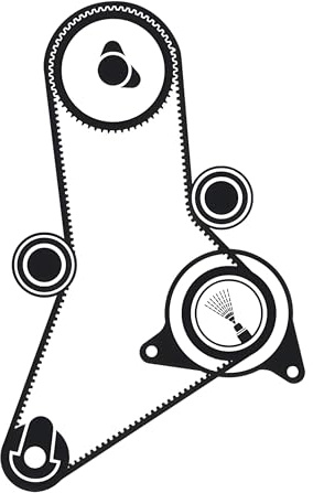 SKF VKMA 02382 kit för kamrem