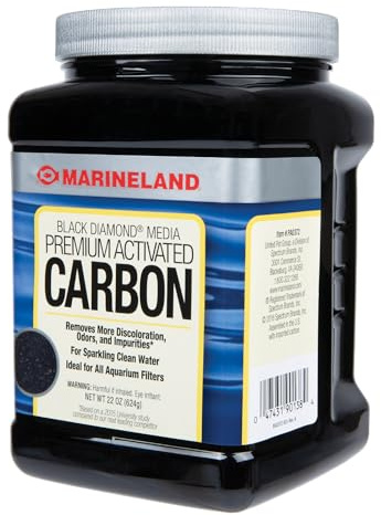Marineland Black Diamond Premium Activated Carbon 22 Ounces, Filter Media For Aquariums