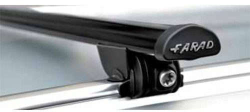 BARRE PORTATUTTO DA TETTO PER AUTO FARAD IN ACCIAIO PER VEICOLI CON RAILING O PROFILI INTEGRATI