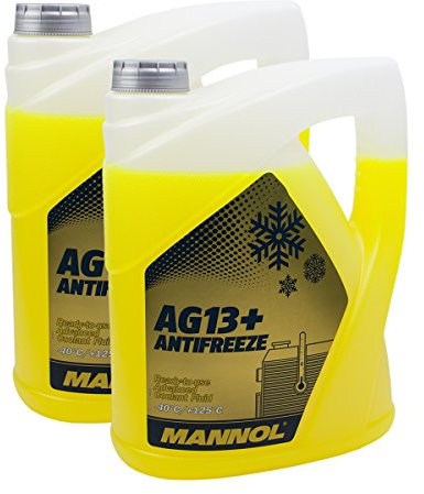 2X MANNOL MN4014-5 AG13+ Advanced Antifreeze -40°C Kühlerfrostschutz 5L